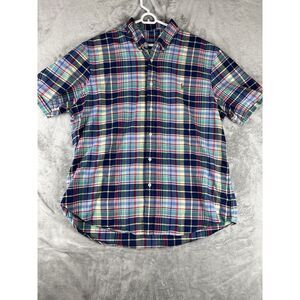 Ralph Lauren Men's Oxford Button Down Shirt XXL Short Sleeve‎